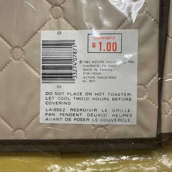 1983 Vintage Toaster Cover 🍞 - Picture 3 of 4